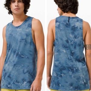 Lululemon Always Agile Tank Diamond Dye True
Navy Chambray Size Large